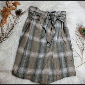 G by Giuliana Plaid Skirt